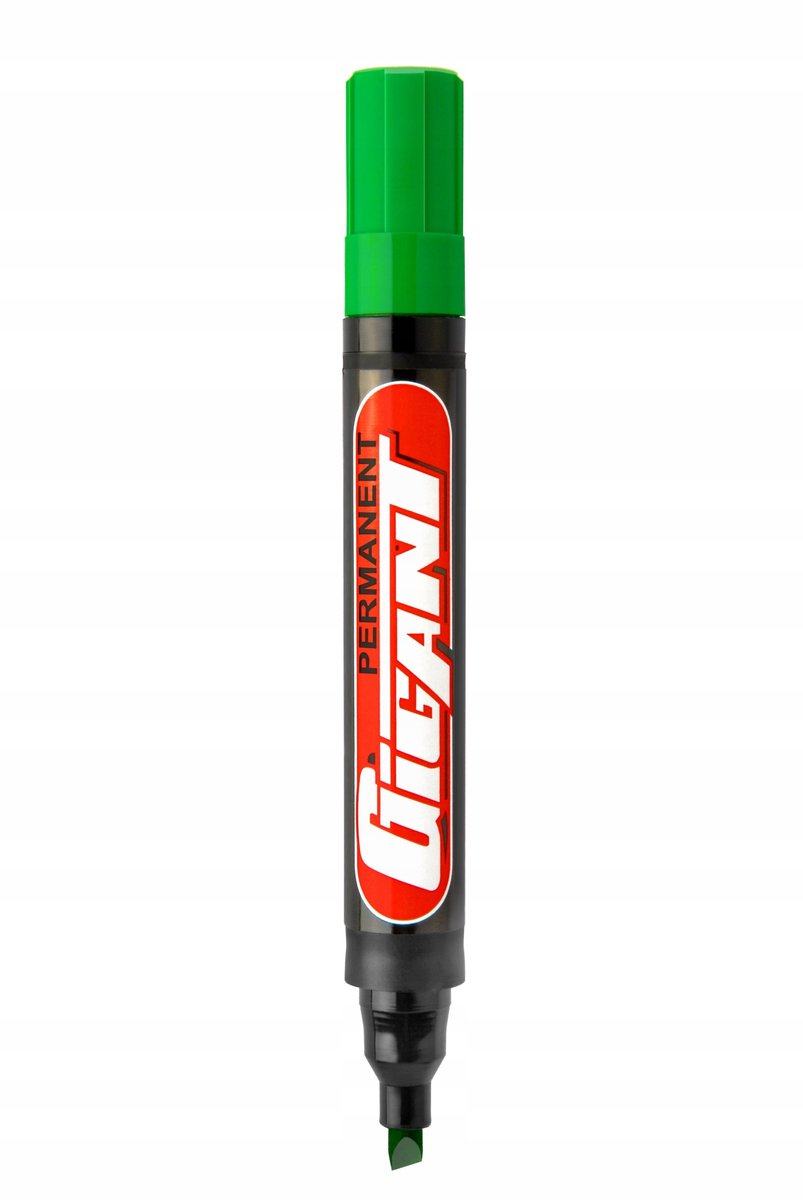 Kamet Gigant Permanente Marker Groen - Brede Stift, Sneldrogend