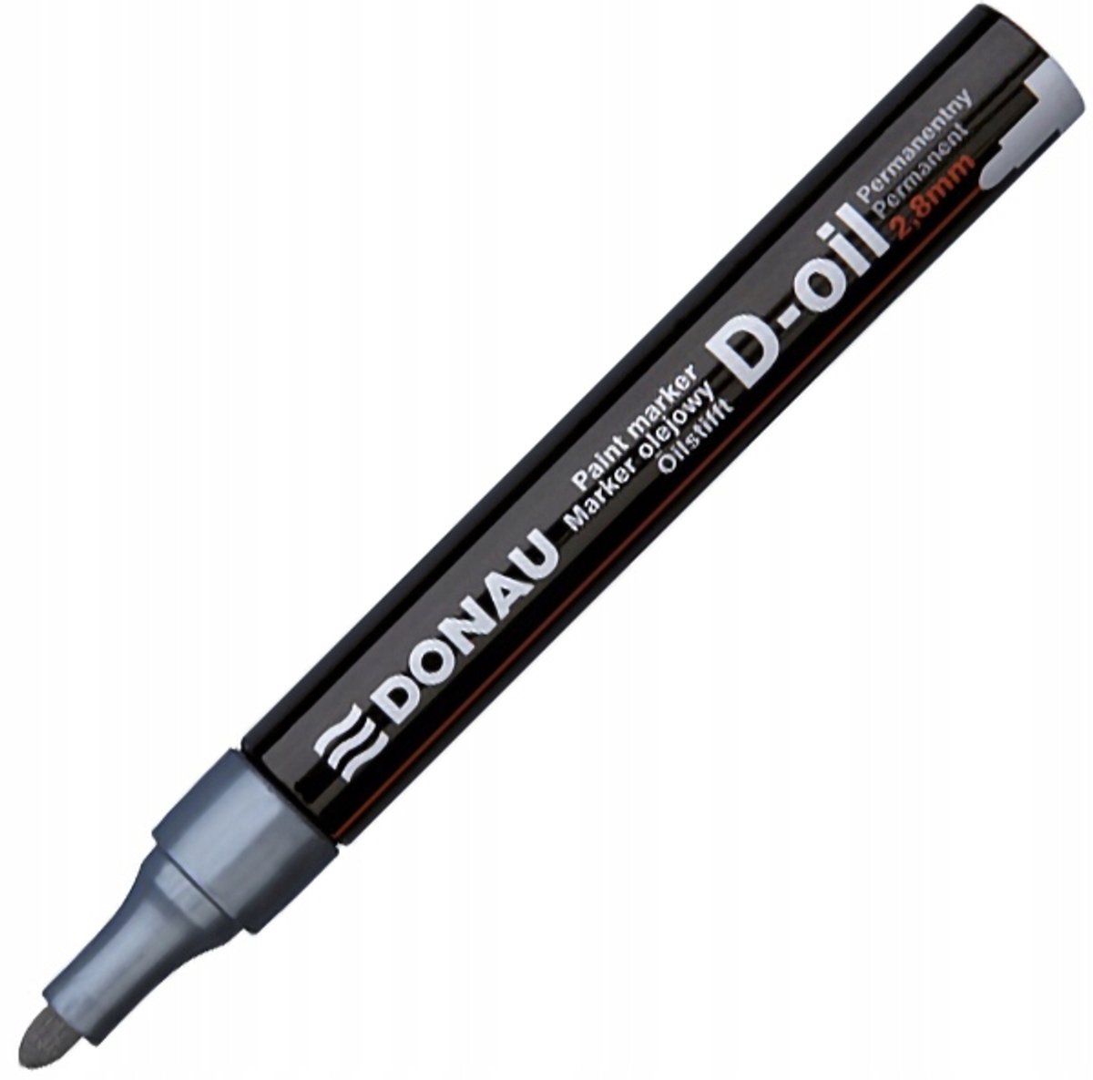 Donau D-Oil Olie Marker Rond 2,8mm Zilver - Schrijven & Renoveren