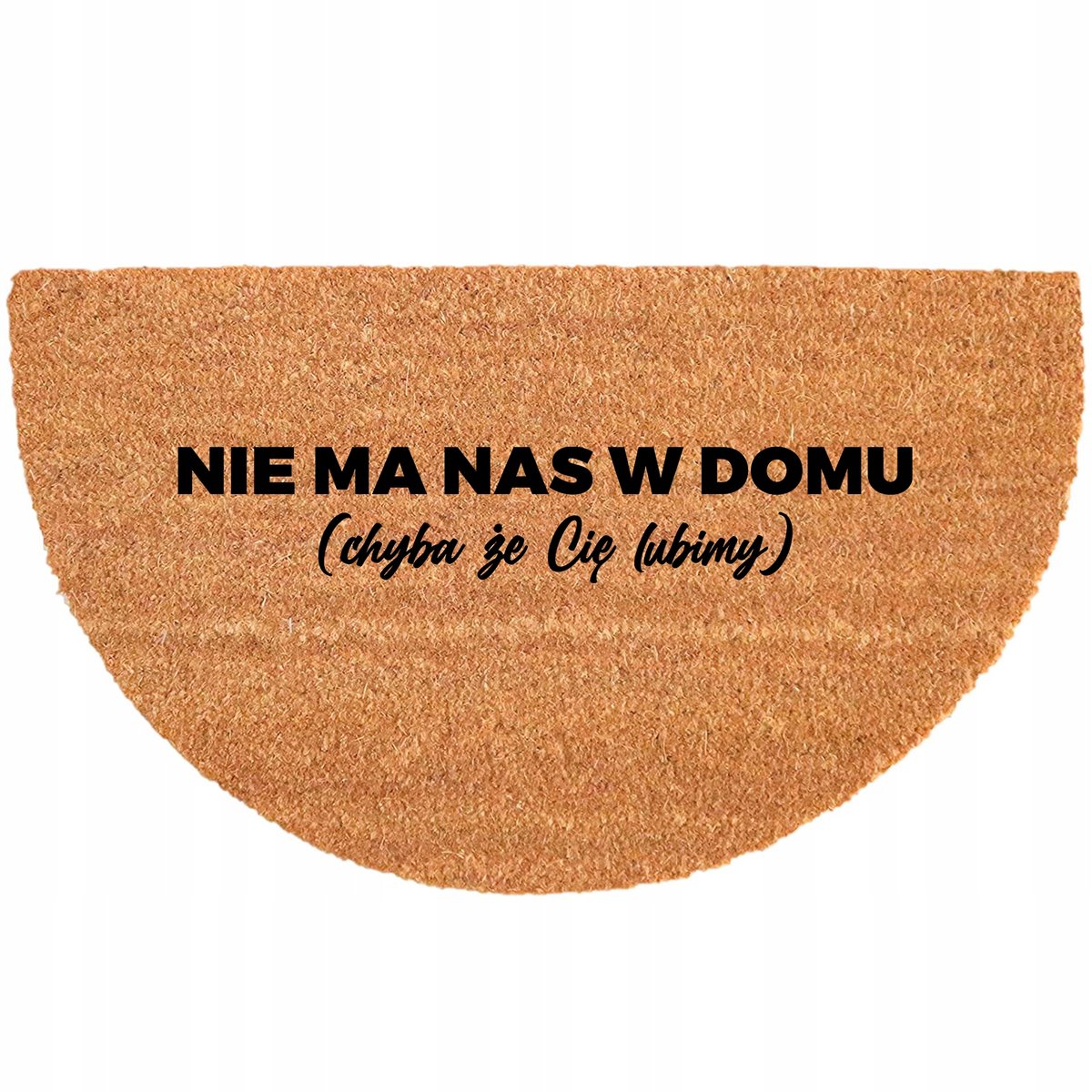 Halvemaan Kokos Wcieraczka 40x70cm - Antislip & Duurzaam