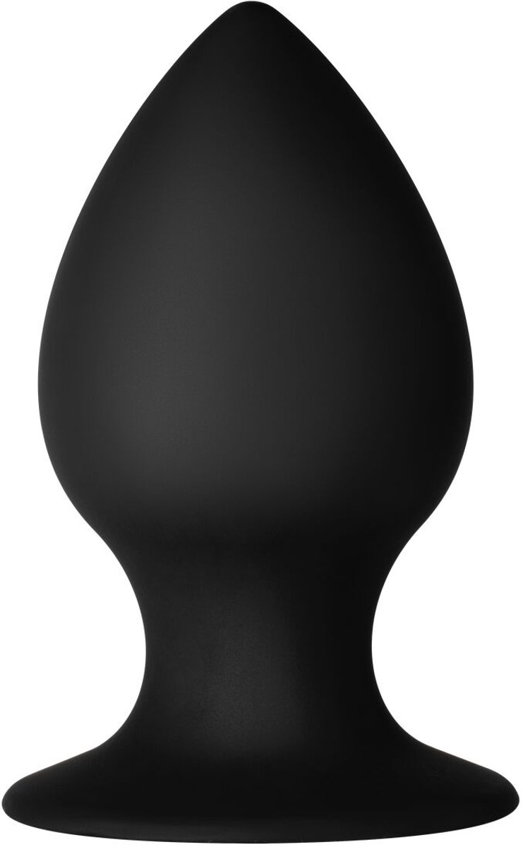 Forto F-98 Cone Large Anaalplug - Zwart - 11.4 cm