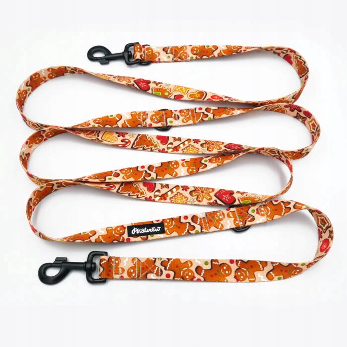 Psiakrew Verstelbare Hondensnoer "Cinnamon Gingerbread" 220cm