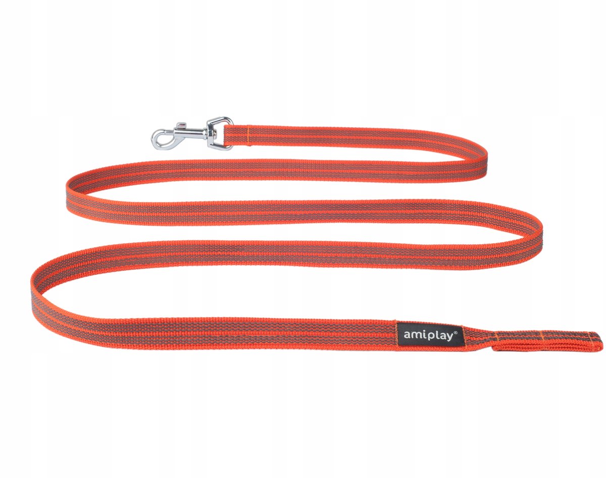 Amiplay Rubber Trainingslijn 2m S/M Oranje - Antislip