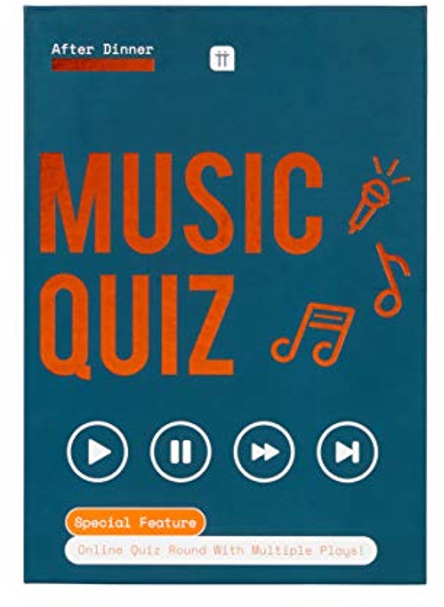 Muziek Trivia Spel - Perfect voor Feestjes en Familiebijeenkomsten, Gezellig Vraag Tafelspel voor Volwassenen