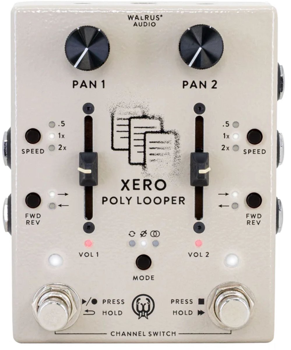 Walrus Audio Xero Polylooper Cream - Loop station - Wit