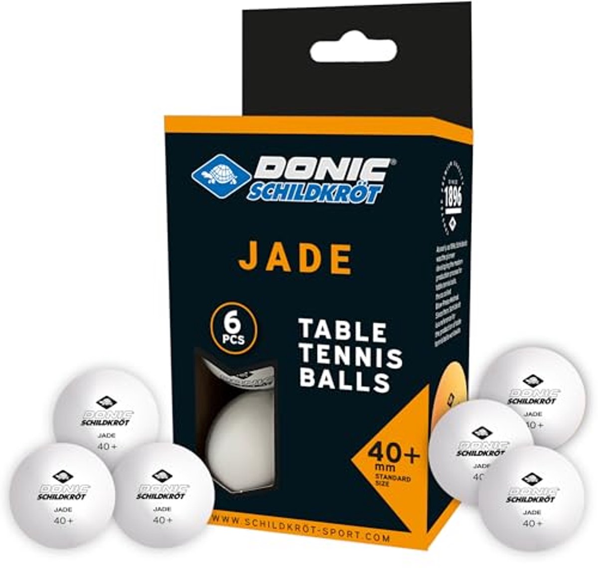 Tafeltennisballen 40+ van hoge kwaliteit - Set van 6
