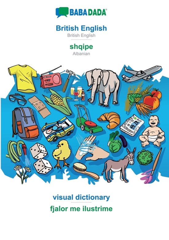British English - shqipe, visual dictionary - cover