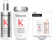Kérastase Première Layering Duo + 2 Cadeaus - Pre-Shampoo 250ml & Shampoo 250ml + Shampoo 80ml & Haarolie 15ml Cadeau - Voor Overbewerkt & Beschadigd Haar