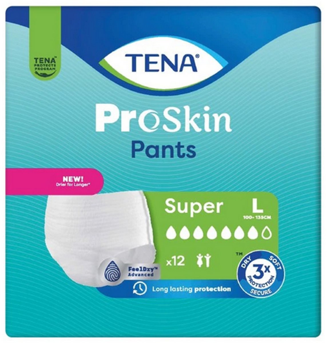 Tena Proskin Pants Super Large - 1 pak van 12 stuks