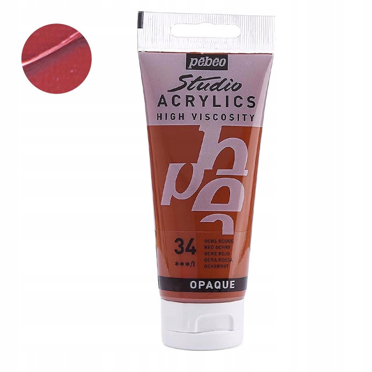 Pebeo Studio Acrylverf 100ml - 34 Rode Okre