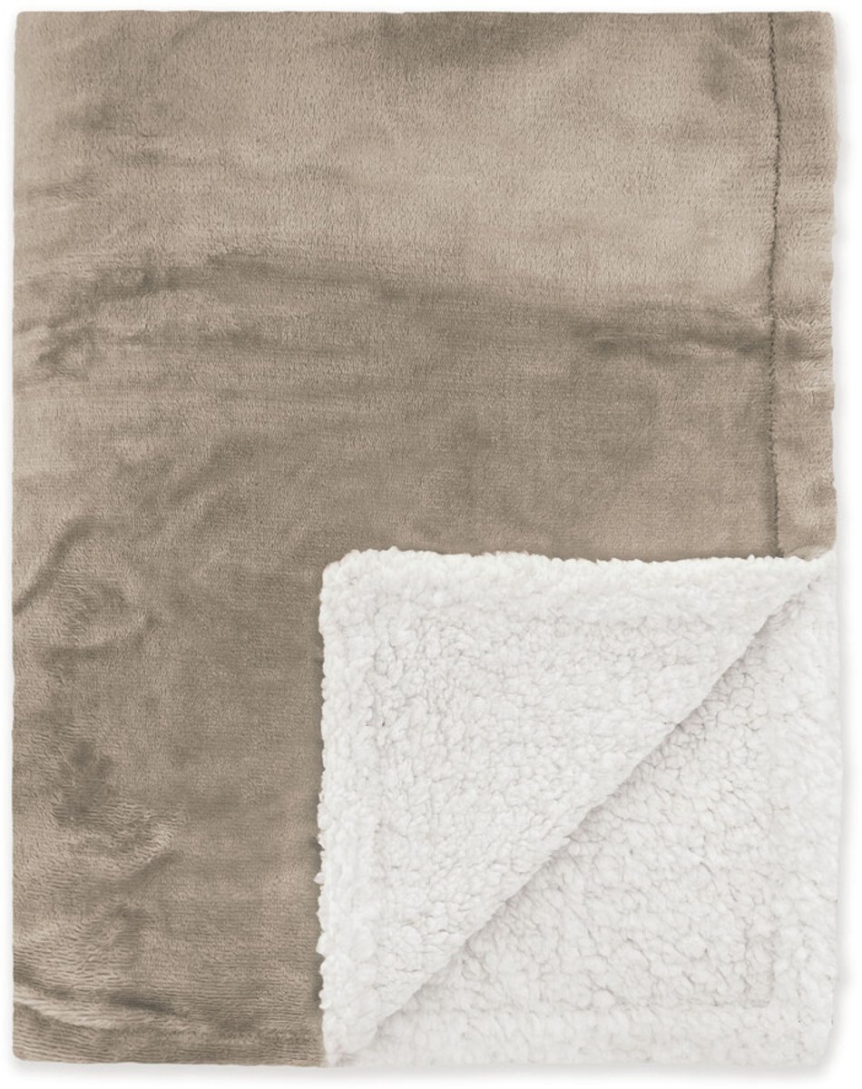 Byrklund Plaid Snowy Hug - 150x200 - 100% Polyester - Taupe