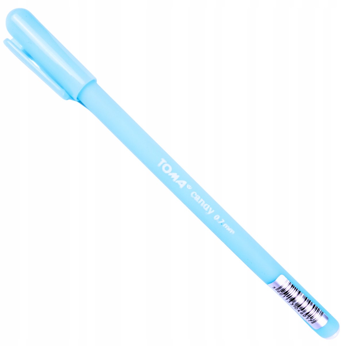 Toma Candy Pastel Blauwe Balpen 0,7mm - Stijlvol en Praktisch