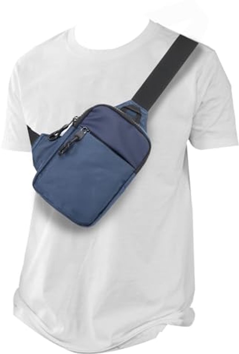Lichte waterdichte crossbody tas voor heren en dames - Perfect voor reizen, wandelen en fietsen