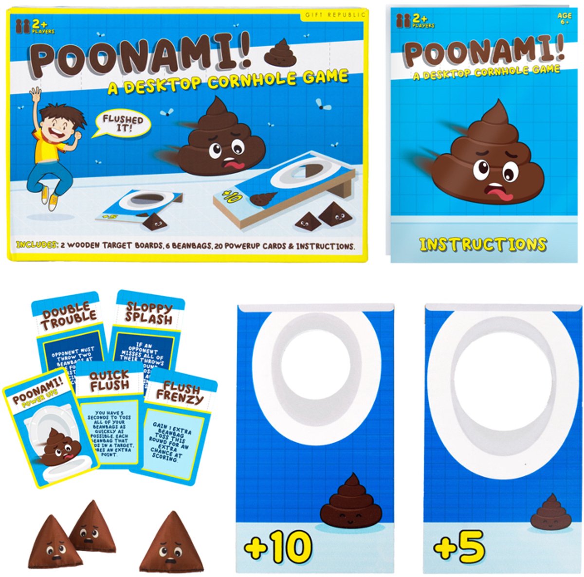 Gift Republic Spel - Poop Toss Game (Poonami)