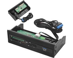 5.25 Internal Card Reader met USB 3.0 Front Panel - Ondersteunt M2 - SD - MS - XD - CF - TF - Dashboard voor PC