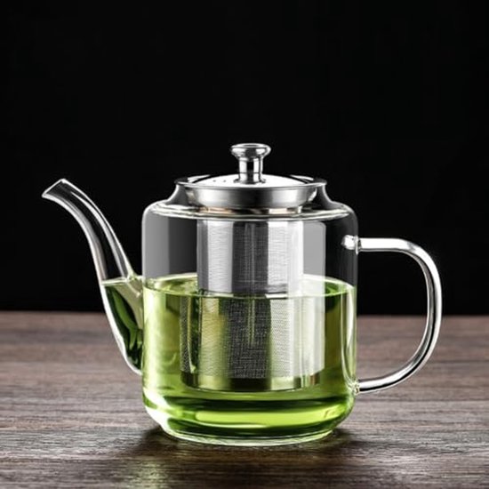 Hittebestendige glazen theepot met zeef, filterei, theepot 350 ml kopen vanaf een prijs van 44