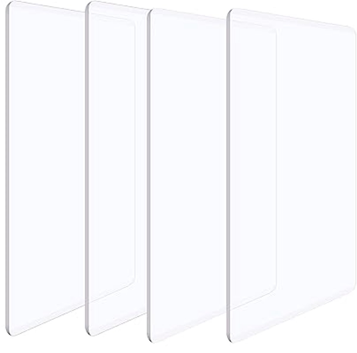 Transparante polycarbonaat snijplaten voor stansmachine - 2 paar snijpads (4 stuks, 8 3/4 x 6 1/8 x 1/8 inch)