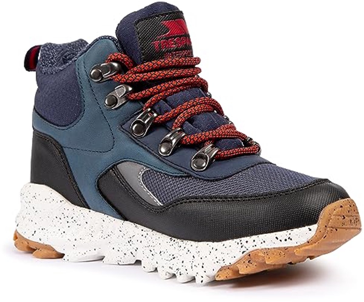 Waterdichte Wandellaarzen voor Kinderen Casual Hi-Top Boot Breck Marineblauw UK