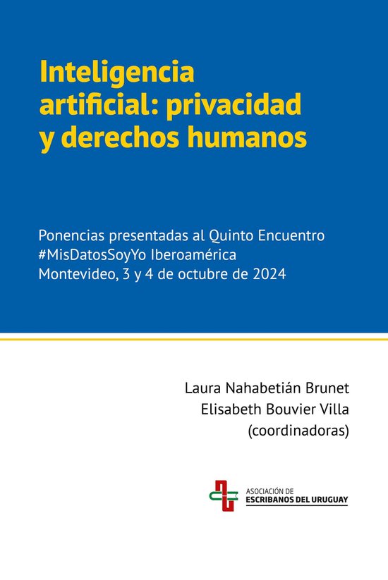 Inteligencia artificial: privacidad y derechos humanos - cover