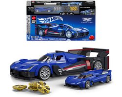 foto van Mattel Brick Shop Hot Wheels Mega Speed Series Cadillac - Constructiespeelgoed - 236 onderdelen
