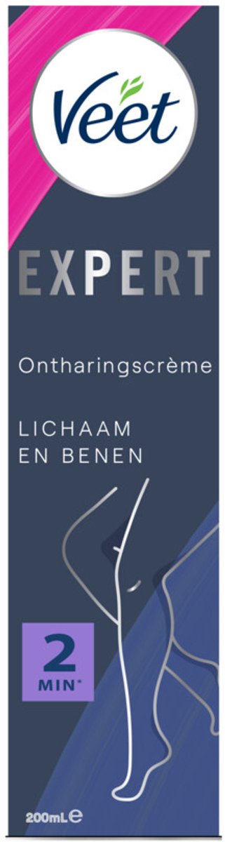 Veet Expert Ontharingscrème Benen - 6 x 200 ml - Voordeelverpakking