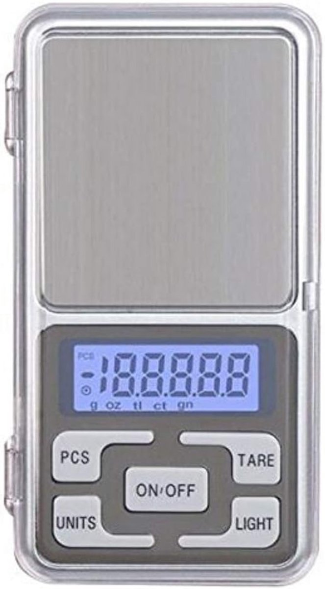 Elektronische weegschaal, keukenweegschaal, 200 g/0,01 g