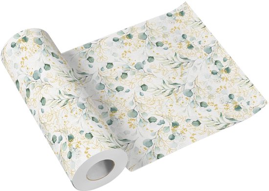 DeinPack 4 rollen Airlaid tafelloper, rood, 40 cm x 24 m, effen tafelloper, perforatie om de 120 cm, hoogwaardige tafelloper, ideaal voor alle decoraties, bruiloften en feesten