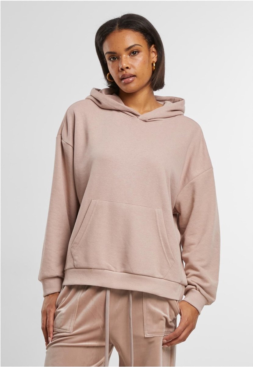 Urban Classics Light Terry Oversized Hoodie/trui M Roze