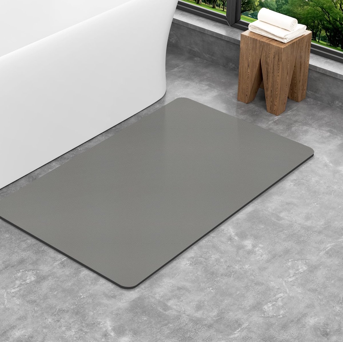 Stunq® Absorberende en Antislip Badmat voor Veiligheid in Badkamer en Keuken 50 x 80 cm