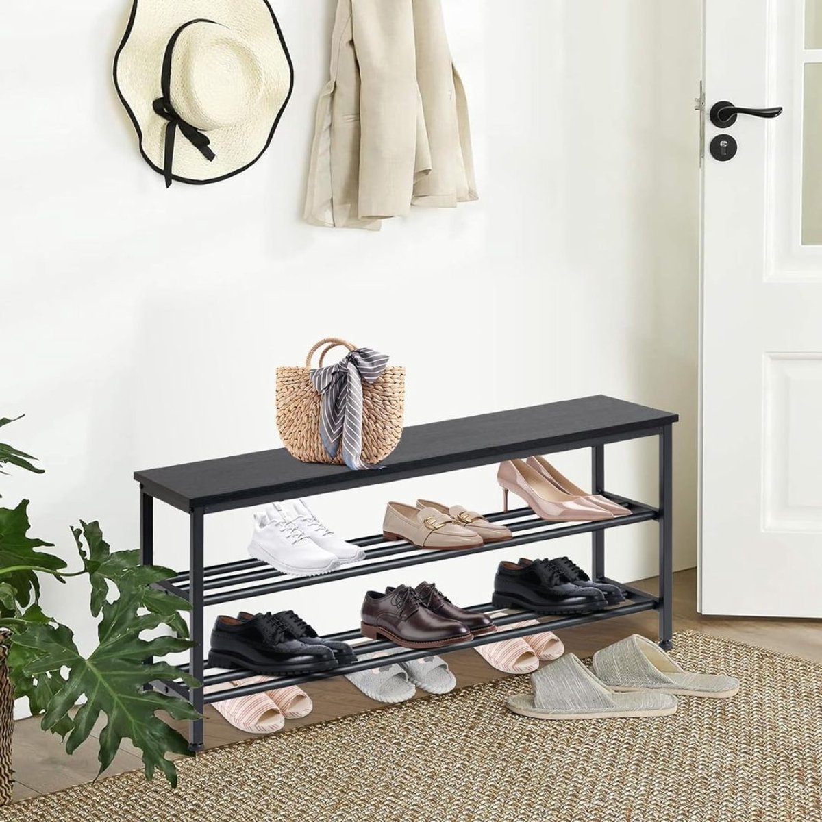 ApexArte® Schoenenrek - Schoenenkast - Schoenenbank - Halbank