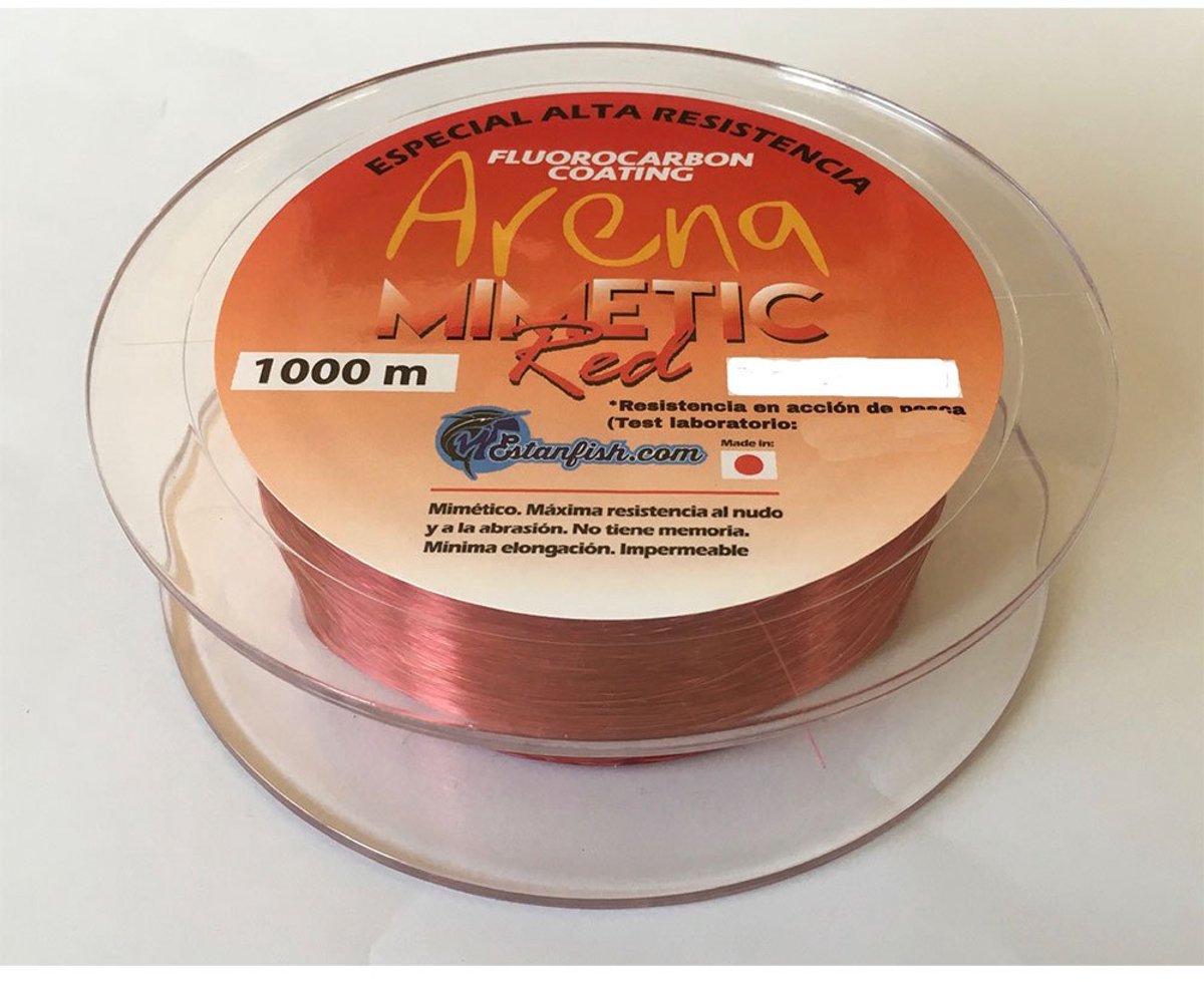 Estanfish Arena Monofilament 1000 M Rood 0.120 mm