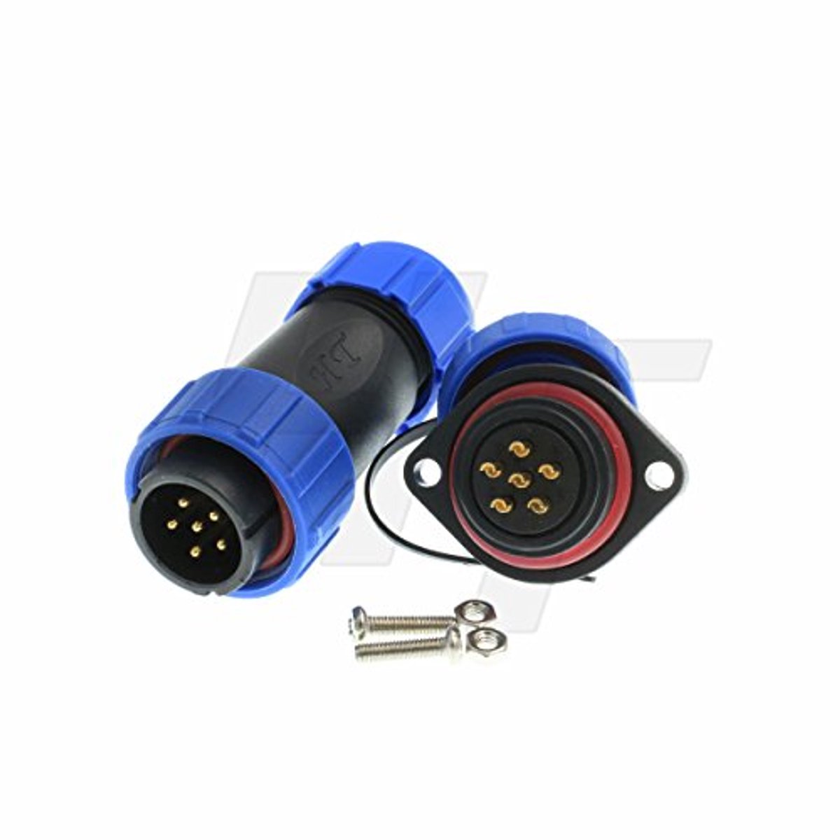 6 Pin Circulaire Connector voor Waterdichte Toepassingen - Mannelijke en Vrouwelijke Stekker voor Buitengebruik