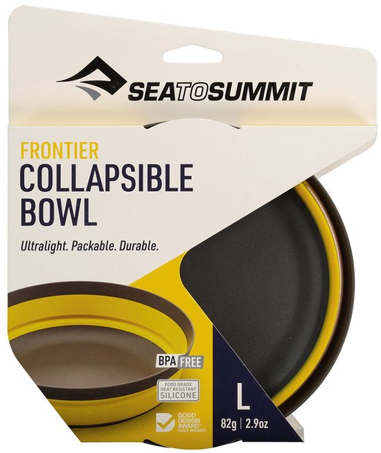 Sea to Summit - Opvouwbare Kom - L - Frontier - Ultralight - Geel van Sea to Summit — afbeelding 3