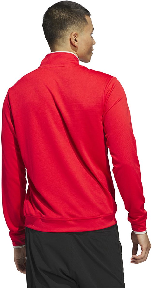 Adidas Core Lightweight Sweatshirt Met Halve Rits Rood S Man van adidas — afbeelding 2