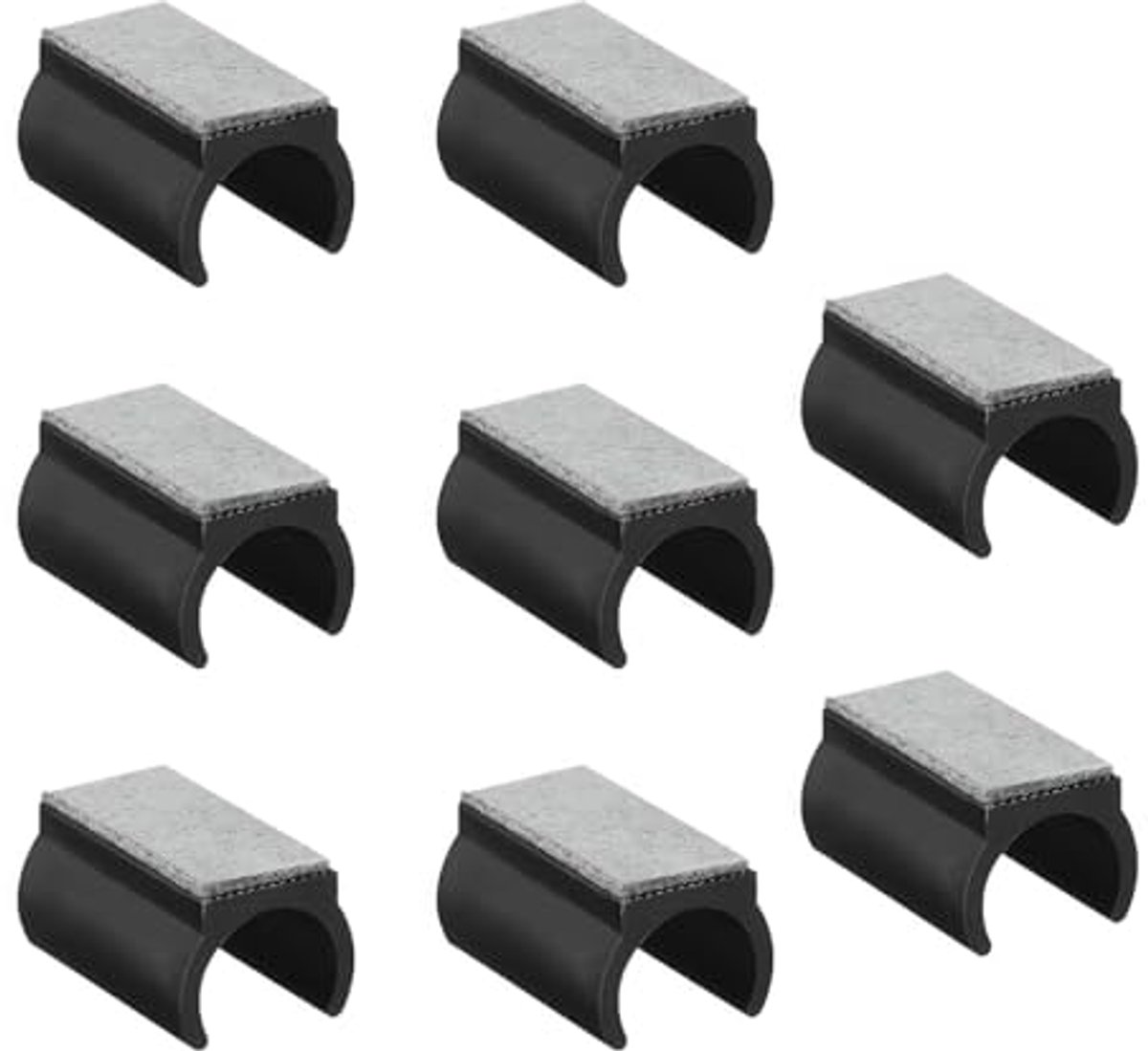 Viltdoppen voor schommelstoelen – 8 stuks, 25 mm U-vormig, antislip en geluidsreducerend