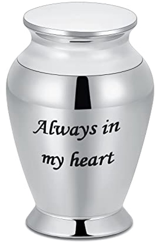 Mini urne funéraire en acier inoxydable