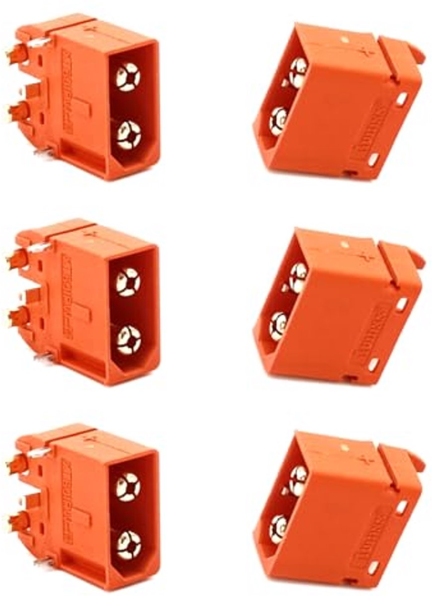 6 stuks stekkeradapter voor RC Lipo accu's en FPV drones