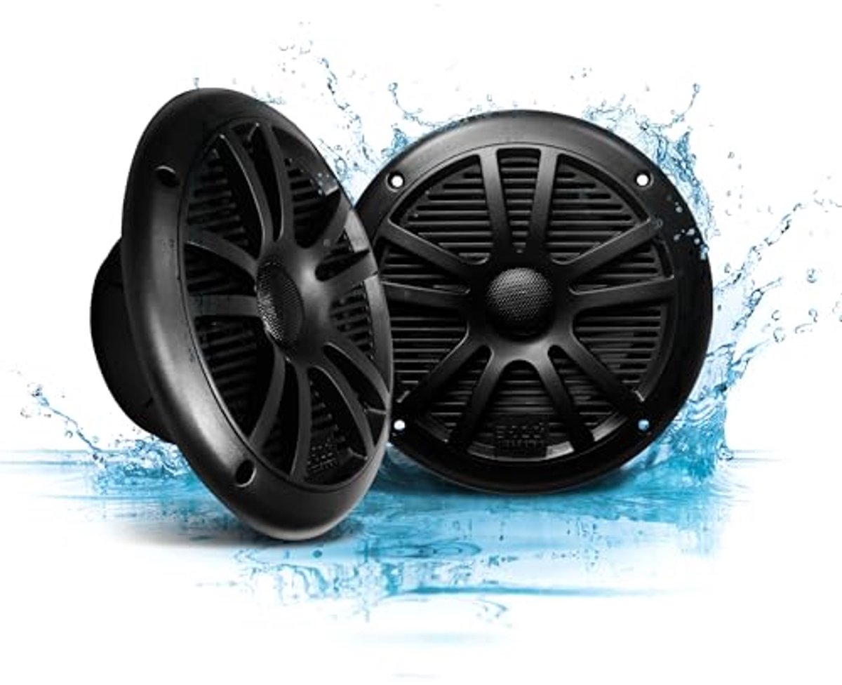 2-weg Marine Stereo Boot Speakers - Weerbestendig, 180 Watt, 16,5 cm
