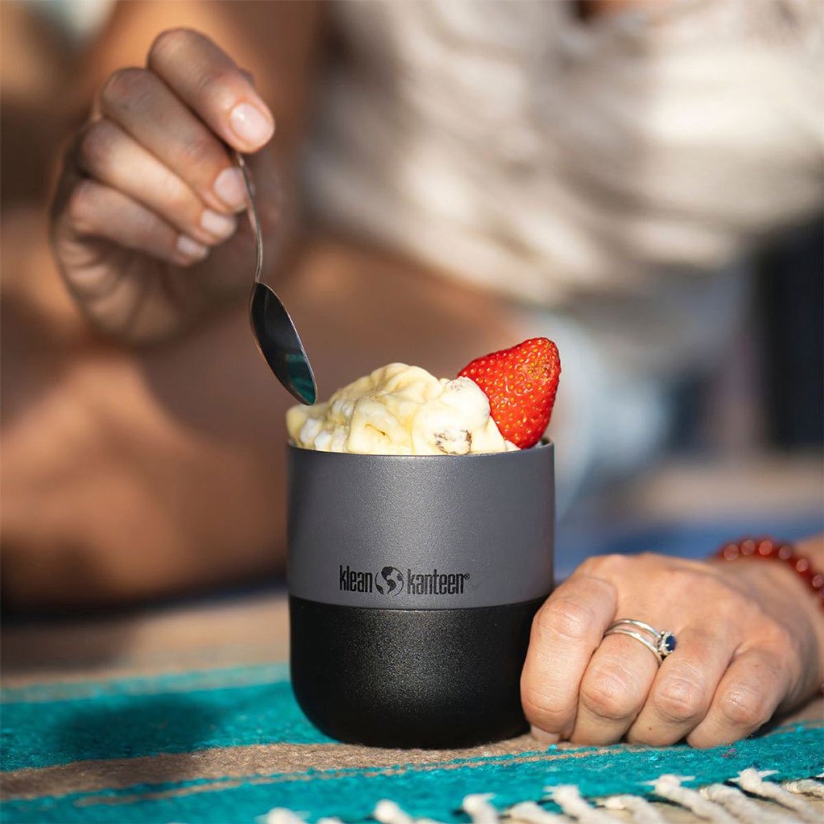 Klean Kanteen Rise Lowball 296ml - Flip Lid Asphalt – foto 5