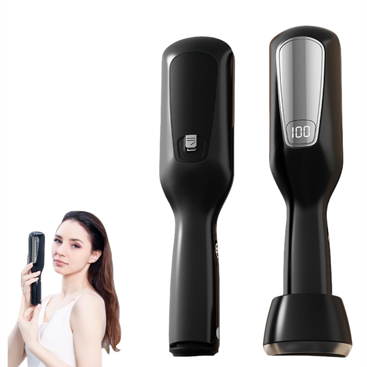Haar kam - Split end trimmer - Draadloos - Split end trimmer - Haarpunten trimmer - Haar En Verzorging - Voor Gespleten Haarpunten - pluizig, droog, beschadigd, gebroken en krullend haar - Zwart
