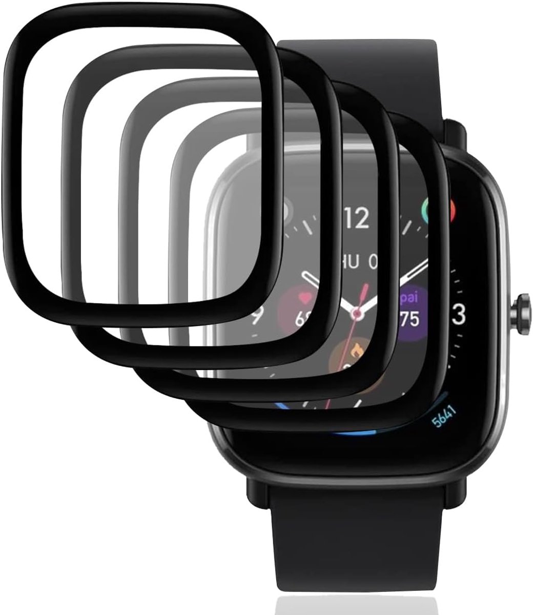 4 Pezzi Beschermfolie voor 42 mm Smartwatches - Krasbestendig, Waterdicht, Flexibele TPU