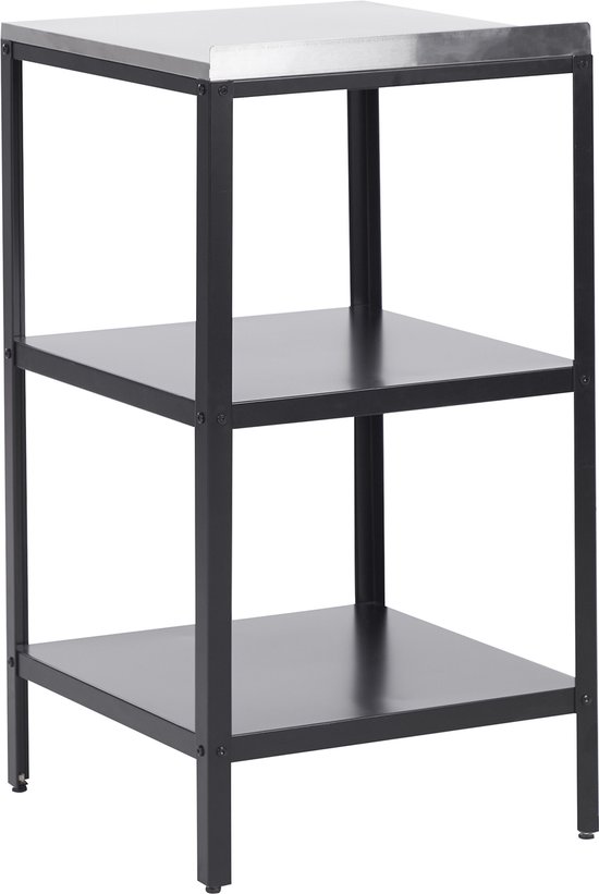 VILAMA - Buitenkeuken eiland - Zwart - Staal — afbeelding 2