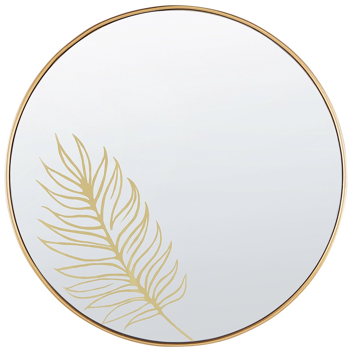 Beliani SAUVIE - Wandspiegel - Goud - MDF