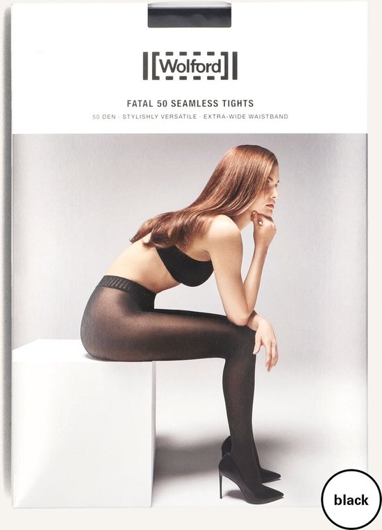 WOLFORD Fatal 50 Tights Beenmode Dames - Zwart - Maat S