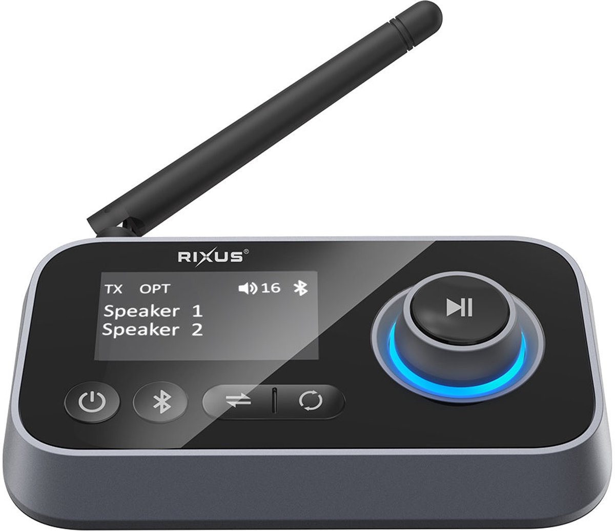 Rixus RXBT38 Duo Bluetooth Receiver Black