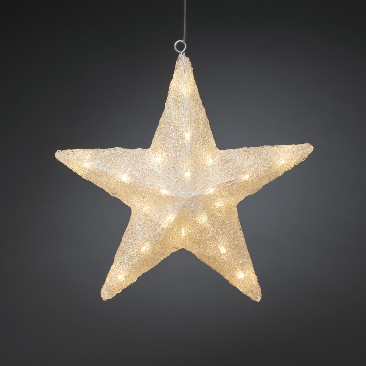 Konstsmide Verlichte kerstster - hangend - 40 cm - 40 led lampjes - warm wit - buiten gebruik - kerstverlichting – foto 3