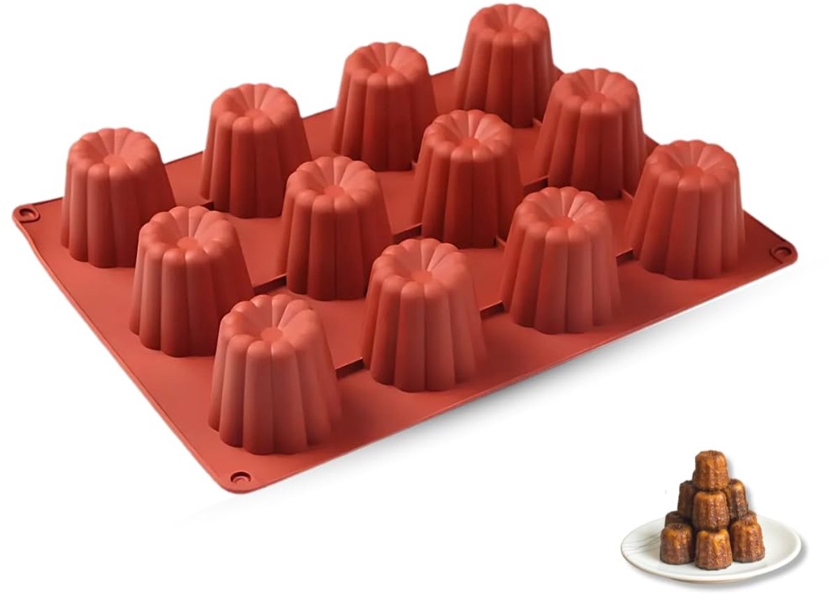 Ibenzoa® Siliconen bakvorm met 12 sleuven voor perfecte ribbels en creatieve baksels