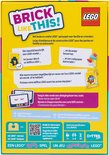 Achterkant van de doos van het LEGO Brick Like This! spel met spelinstructies en illustraties.