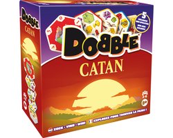 Dobble Catan - Kaartspel - Snelheid & Reflex - 5 Mini Spellen