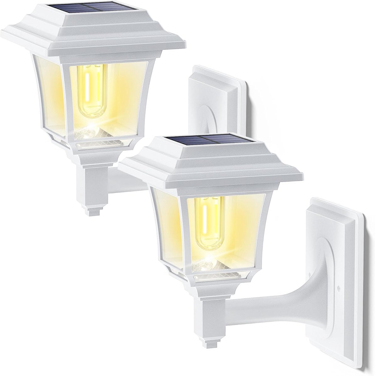 Decoratieve Solar Edison Lampen voor Buiten - Waterdicht, 2 Lichtmodi, 15 Lumen - Perfect voor Tuin, Binnenplaats, Hek en Speelhuis (2 Stuks)