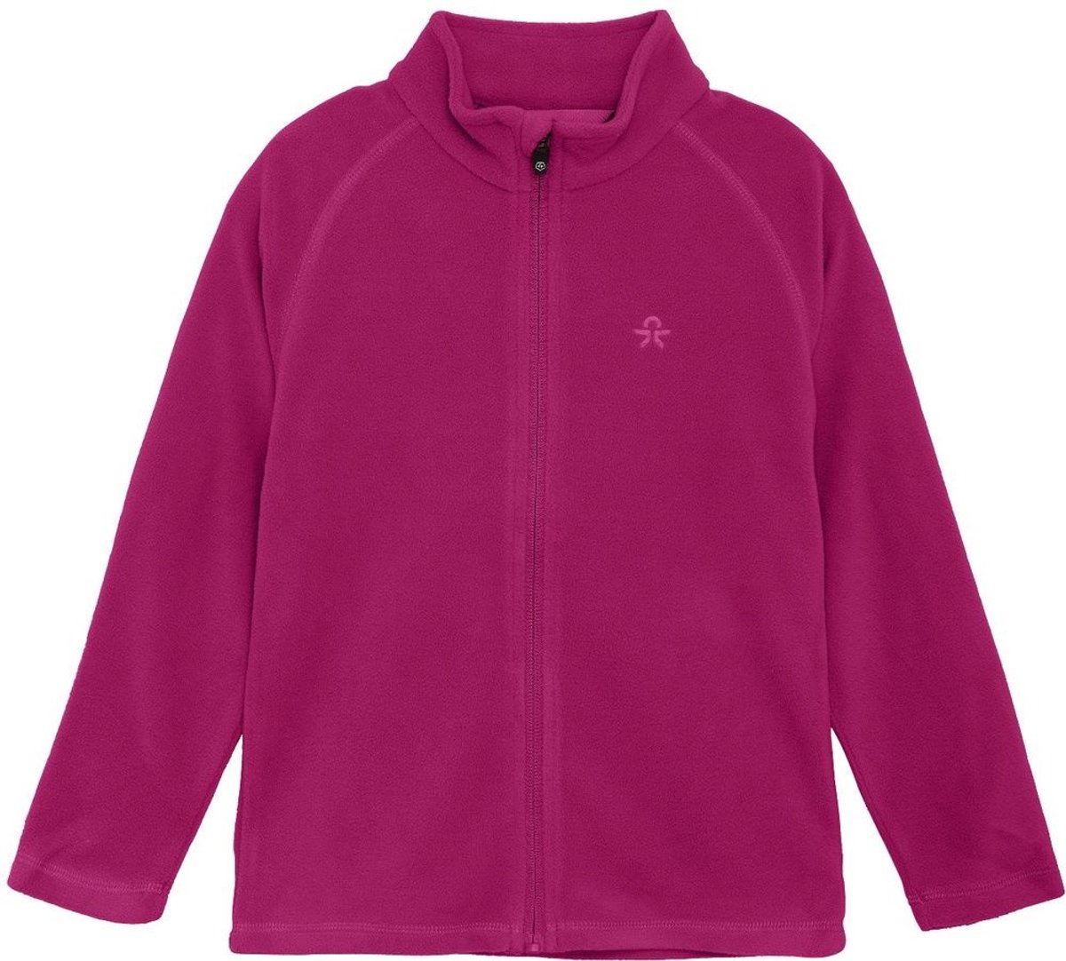 Color Kids kinderjas fleecejas met doorlopende rits 5817 Festival Fuchsia